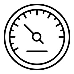 Poster - Race speedometer icon. Outline race speedometer vector icon for web design isolated on white background