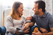 © Louis-Paul Photo - Parents and Baby having wonderful time sit on chair one the bedroom