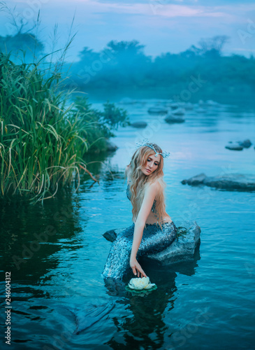 Gorgeous Fairy Tale Princess Mermaid Because Of Curse Girl