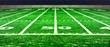 © oobqoo - Perspective of football field. Football stadium with white lines marking the pitch. Perspective elements.Ragby football field with white lines marking the pitch. 3d illustration.