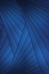 Poster - Artistic abstract smooth colorful connected lines artwork background