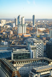 Fototapeta Londyn - The london city from aerial positions with its great buildings