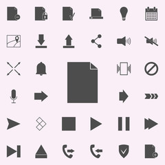 Poster - paper icon. web icons universal set for web and mobile