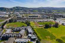 Aerial View Of The Cal Poly Pomona Campus