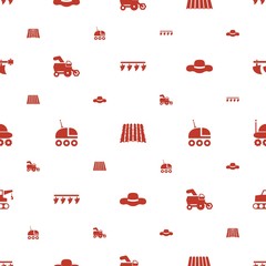 Wall Mural - farmer icons pattern seamless white background