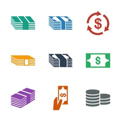 Sticker - 9 salary icons