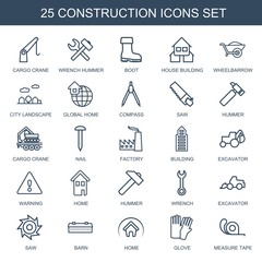 Poster - 25 construction icons