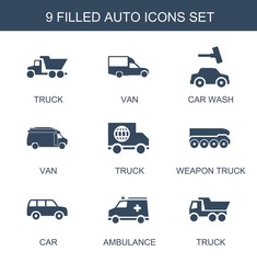 Poster - 9 auto icons