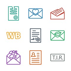 Poster - letter icons