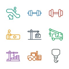 Poster - 9 lift icons