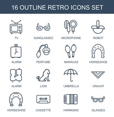 Sticker - retro icons