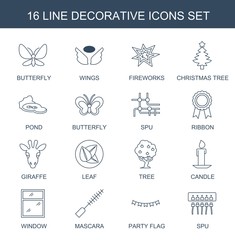 Wall Mural - decorative icons