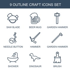 Aufkleber - craft icons
