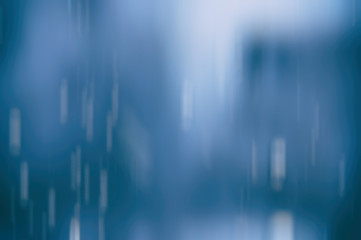 Wall Mural - Raining. Abstract blue background.