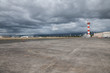 © Nick Starichenko - Military base airport runway with control tower