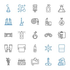tube icons set