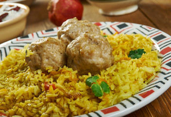 Sticker - Kofta och - Meatball Pilaf,