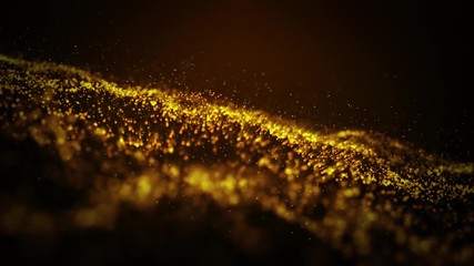 Wall Mural - abstract background with moving and flicker particles. backdrop of bokeh.