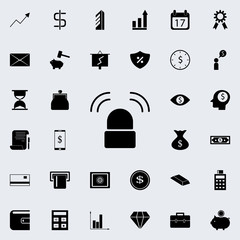 Aufkleber - bank siren icon. banking icons universal set for web and mobile