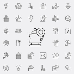 Aufkleber - the inclusion of an electric kettle icon. automation icons universal set for web and mobile