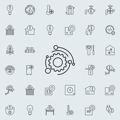 Aufkleber - automation mark icon. Automation icons universal set for web and mobile