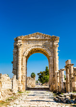 Arch Of Hadrian At The Al-Bass Tyre Necropolis In Lebanon