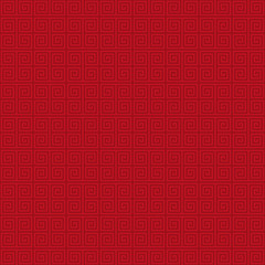 Lunar New Year Seamless Pattern - Red pattern design for Lunar or Chinese New Year