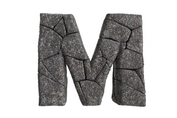 Fototapete - Hi Resolution A-Z Stone Texture Text Series For Sort By Up to you	