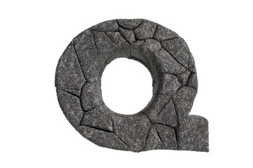 Fototapete - Hi Resolution A-Z Stone Texture Text Series For Sort By Up to you	