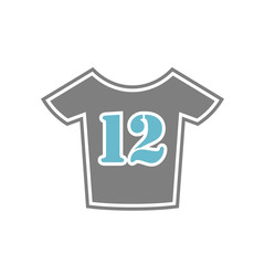 Poster - Sport wear icon on white background for graphic and web design, Modern simple vector sign. Internet concept. Trendy symbol for website design web button or mobile app