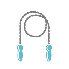 Poster - Jumping rope icon on white background for graphic and web design, Modern simple vector sign. Internet concept. Trendy symbol for website design web button or mobile app