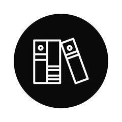 Fototapete - Library vector icon