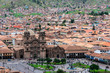 Blick auf  Plaza de Armas in Cusco, Peru