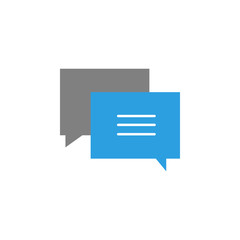 Poster - Comment and dialogue icon. Element of user interface icon for mobile concept and web apps. Detailed Comment and dialogue icon can be used for web and mobile