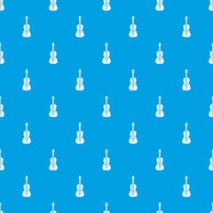 Poster - Violine pattern vector seamless blue repeat for any use