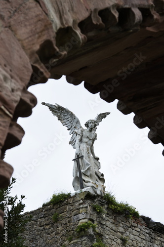 Fotomural Custodian angel of Comillas cemetery, Cantabria, Spain