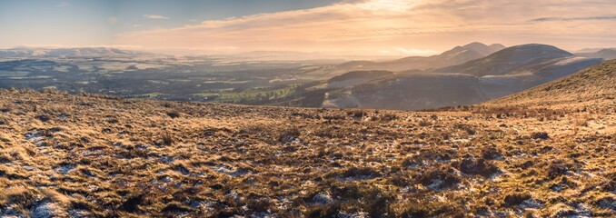 Pentlands Panorama #2, Bright Winters Day, Edinburgh, UK. 23-01-2019