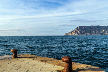 Wall Mural - Seascape in Liguria, Italy (Cinque Terre)