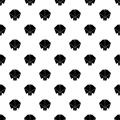Poster - Origami tree pattern vector seamless repeating for any web design