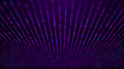 Poster - Abstract tech background. Abstract space background. Digital technology background. Computer code. 3d rendering.