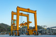 Gantry crane, Crane conveyor used in casting industry, Crane lifting segment