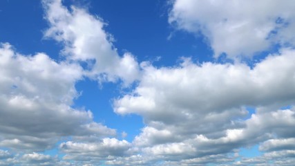 Wall Mural - timelapse of the clear sky