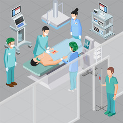 Wall Mural - 6409221 Surgery Equipment Medical Composition