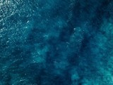 Aerial view of blue sea surface