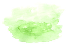 Abstract Gree Watercolor Background. Textured Paper Backdrop.