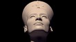 3D scanning of the bust of Neferneferuaten Nefertiti without painting #2