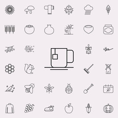 Aufkleber - tea icon. autumn icons universal set for web and mobile