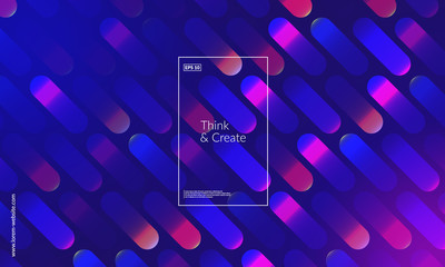 Poster - Minimal geometric background. Simple shapes with trendy gradients. Eps10 vector.