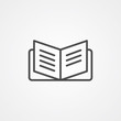 © mehsumov - Open book vector icon sign symbol