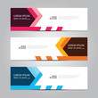 © WhyStock - Vector abstract geometric design banner web template. Banner background.modern template design